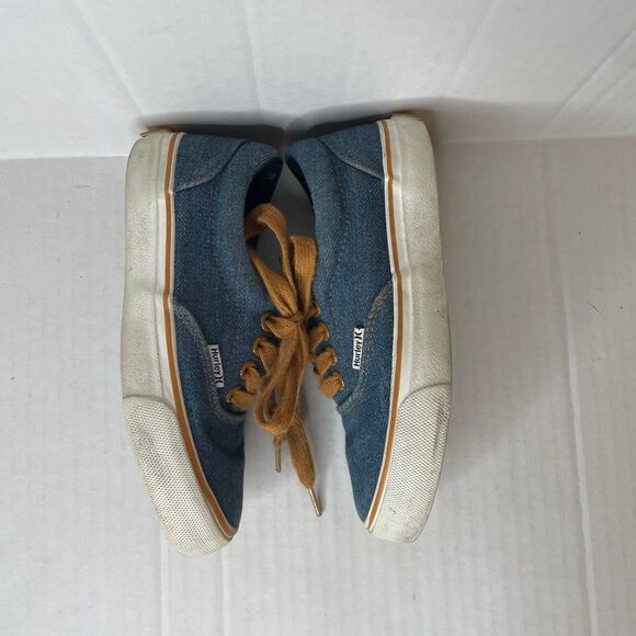 Hurley Little Kids Blue Denim Jean Lace Up Shoes Size 12 - Picture 5 of 9